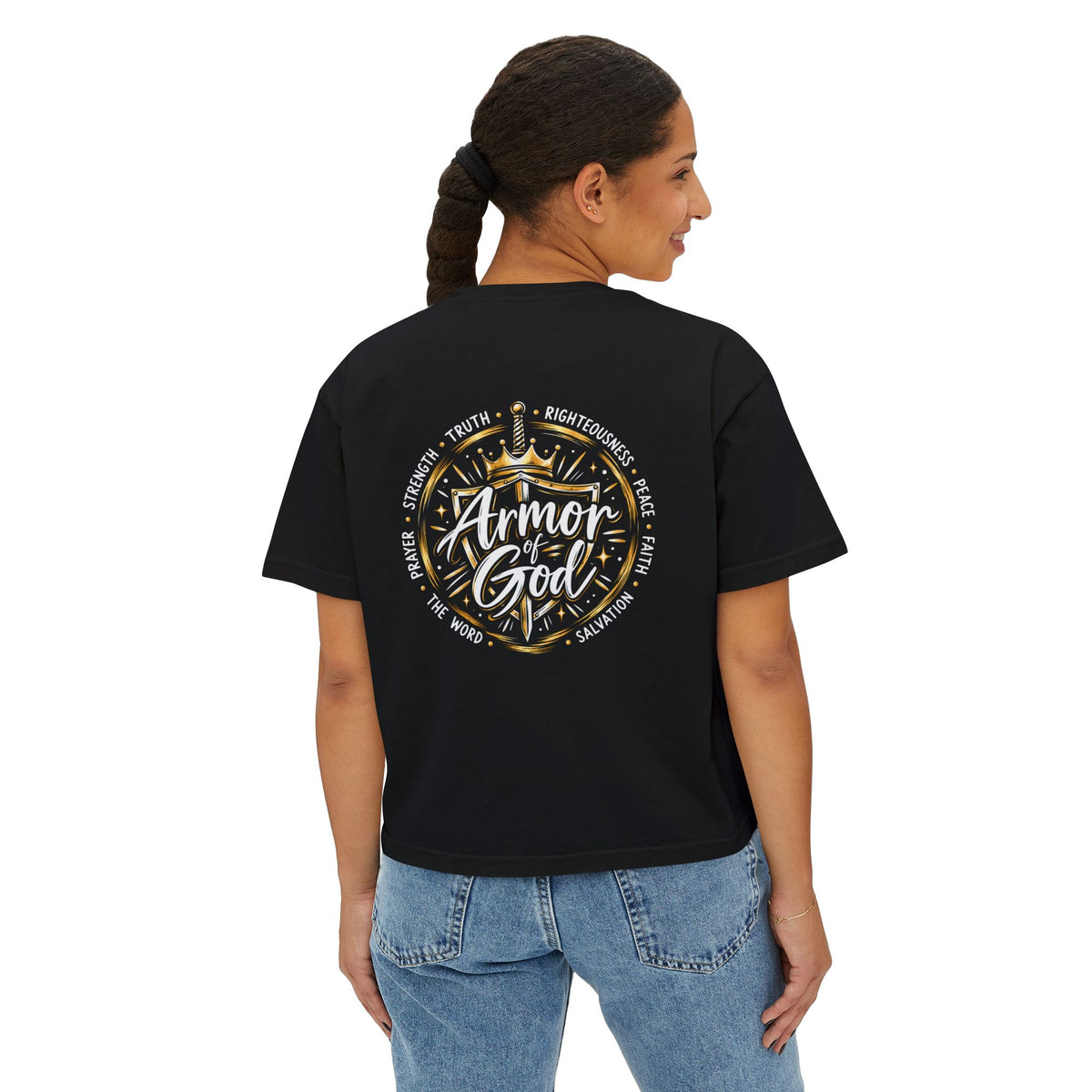 Righteousness | Women's Boxy Tee | Ephesians 6:14