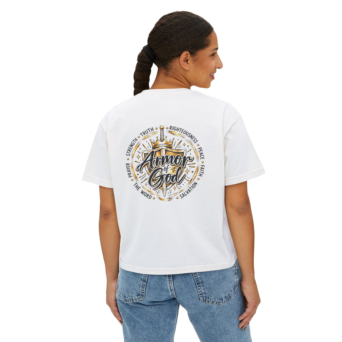 Righteousness | Women's Boxy Tee | Ephesians 6:14