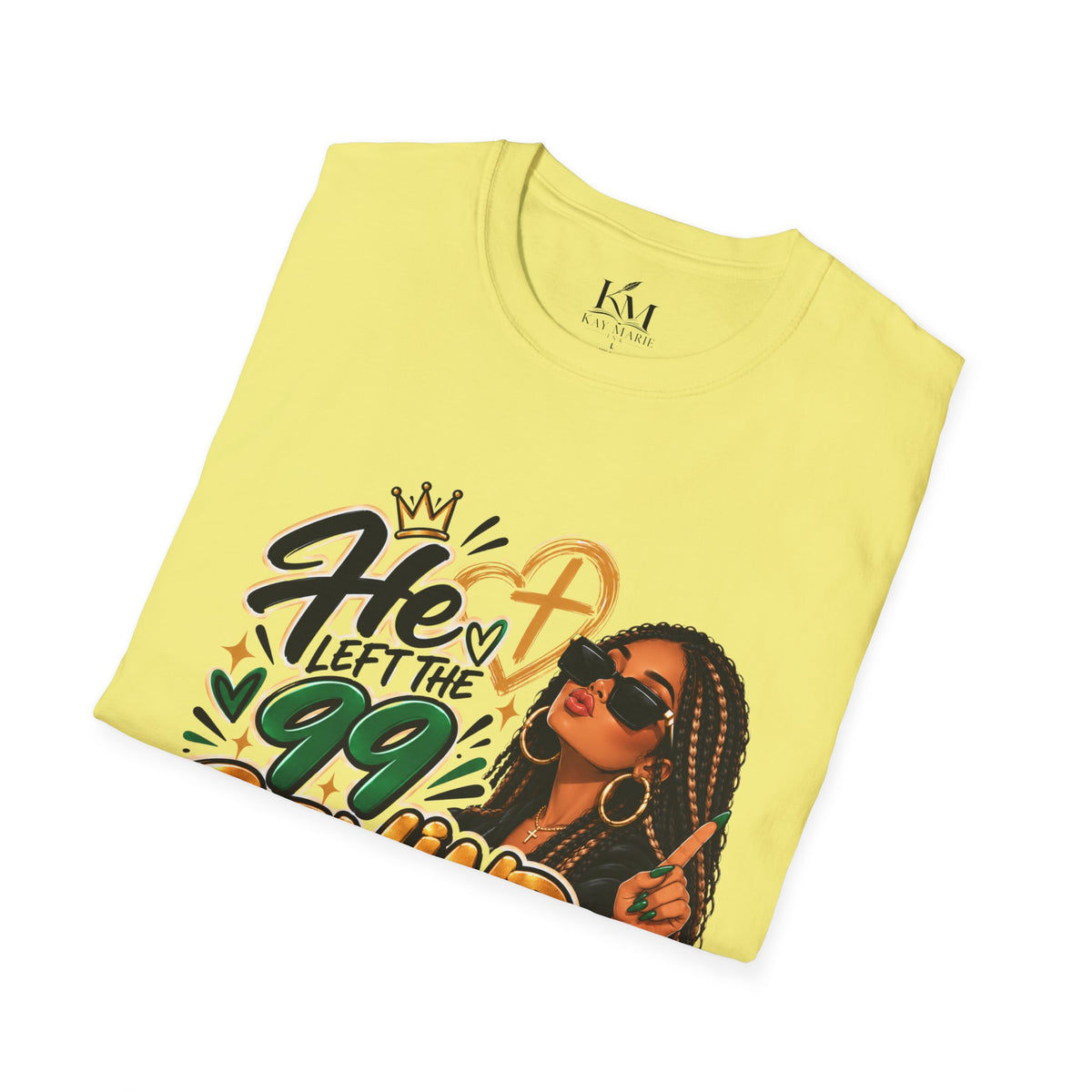 He Left The 99 Behind For Me Tan | Unisex T-Shirt | Luke 15:4