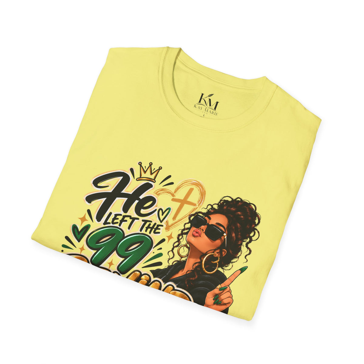 He Left The 99 Behind For Me Sunkissed | Unisex T-Shirt | Luke 15:4