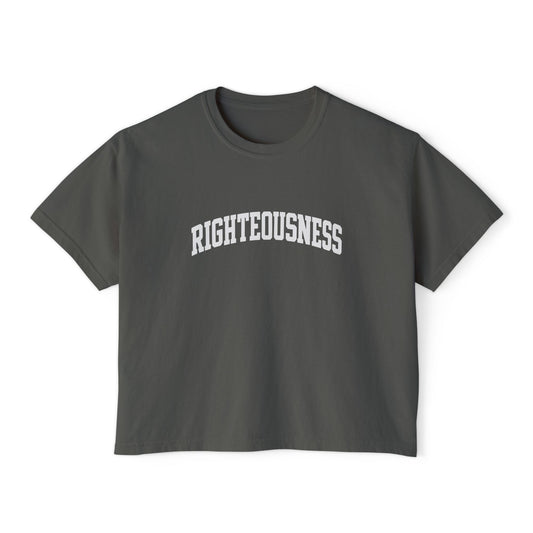 Righteousness | Women's Boxy Tee | Ephesians 6:14