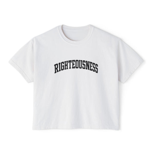 Righteousness | Women's Boxy Tee | Ephesians 6:14