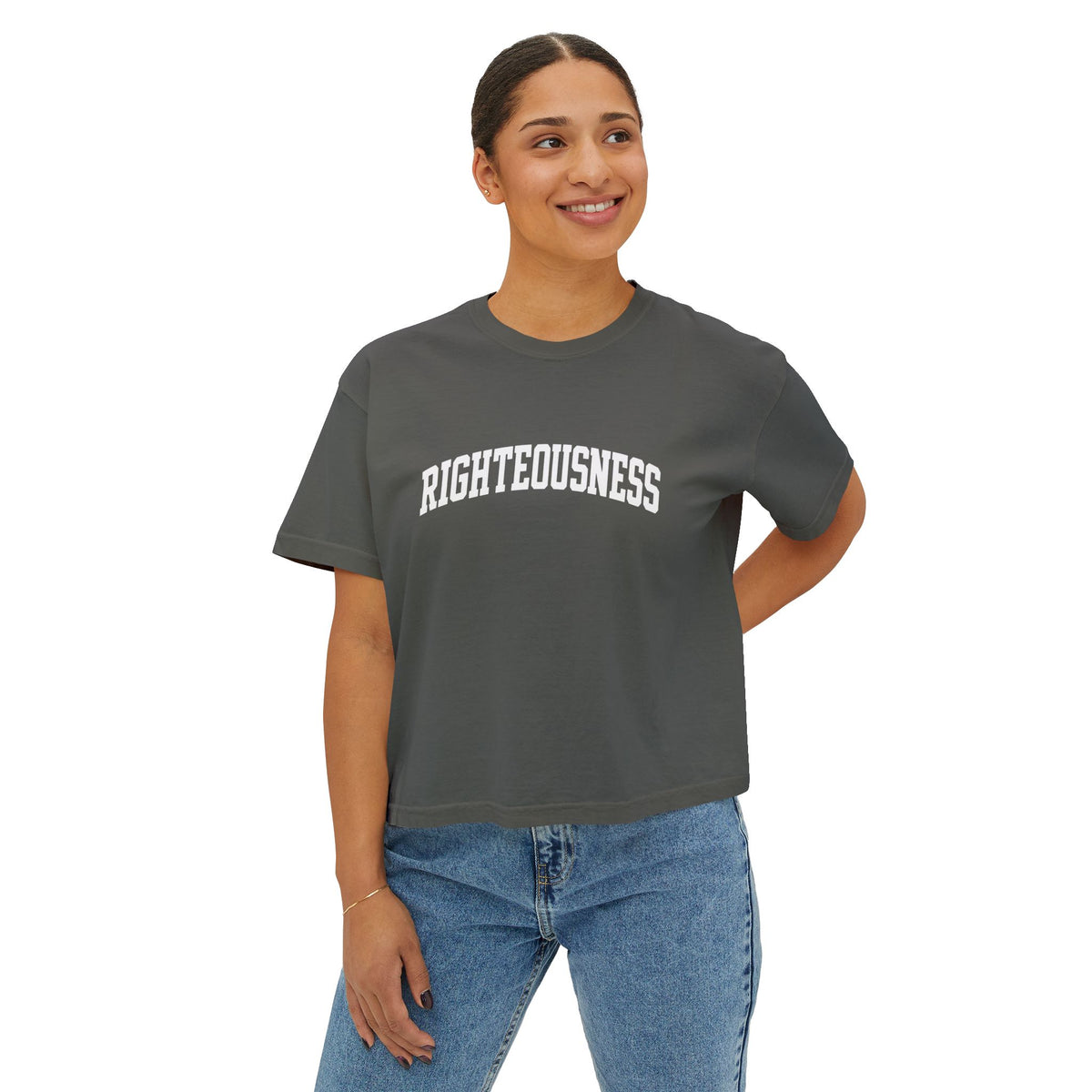 Righteousness | Women's Boxy Tee | Ephesians 6:14