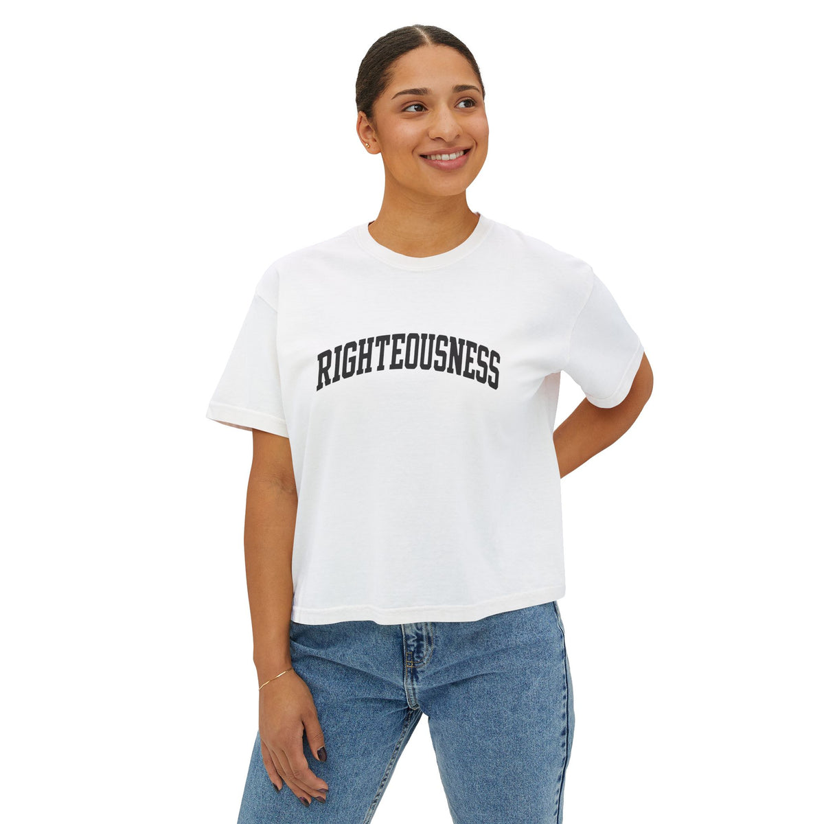 Righteousness | Women's Boxy Tee | Ephesians 6:14