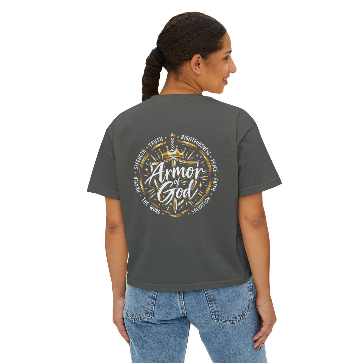 Righteousness | Women's Boxy Tee | Ephesians 6:14