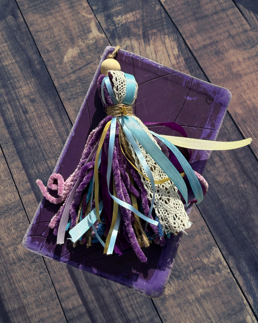 Bible Tassel Bookmark | Purple & Teal